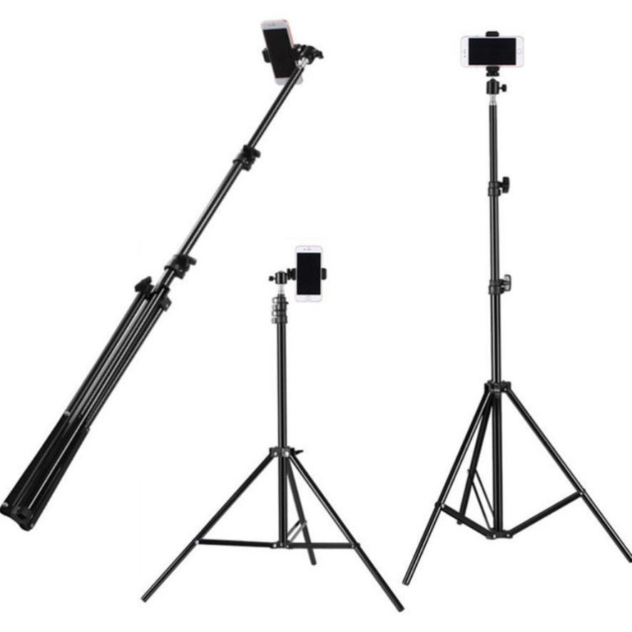 Gậy Chụp Hình 3 Chân, Tripod Quay TIKTOK 1m6 và 2m chân thép vững chắc Hỗ Trợ LIVESTREAM, CHỤP HÌNH, QUAY TIKTOK, SELFIE