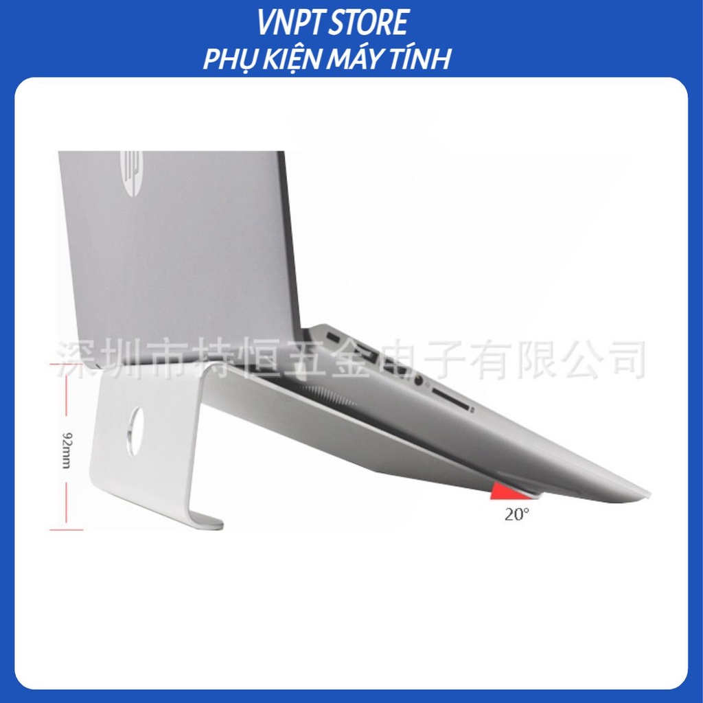 Giá đỡ laptop Creative Stand phiên bản hợp kim nhôm chắc chắn, nguyên miếng, tản nhiệt tốt