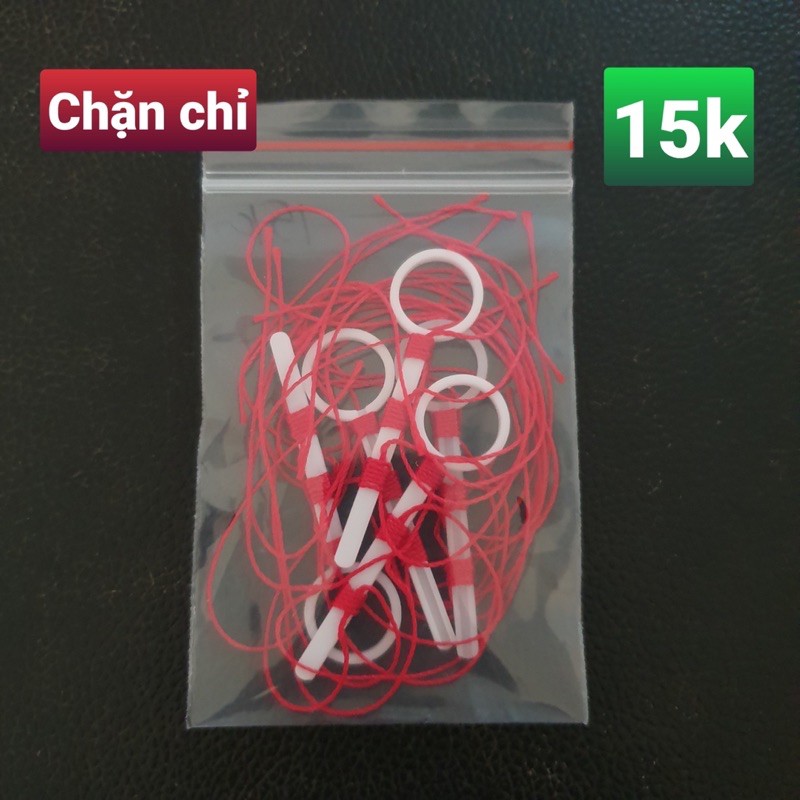 Chặn Chỉ dùng trong câu lục. Một túi nhỏ gồm 5 sản phẩm. Phụ kiện câu Lục