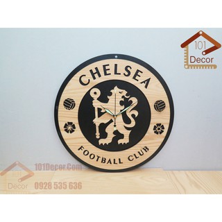 Đồng hồ logo Chelsea - Đồng hồ treo tường