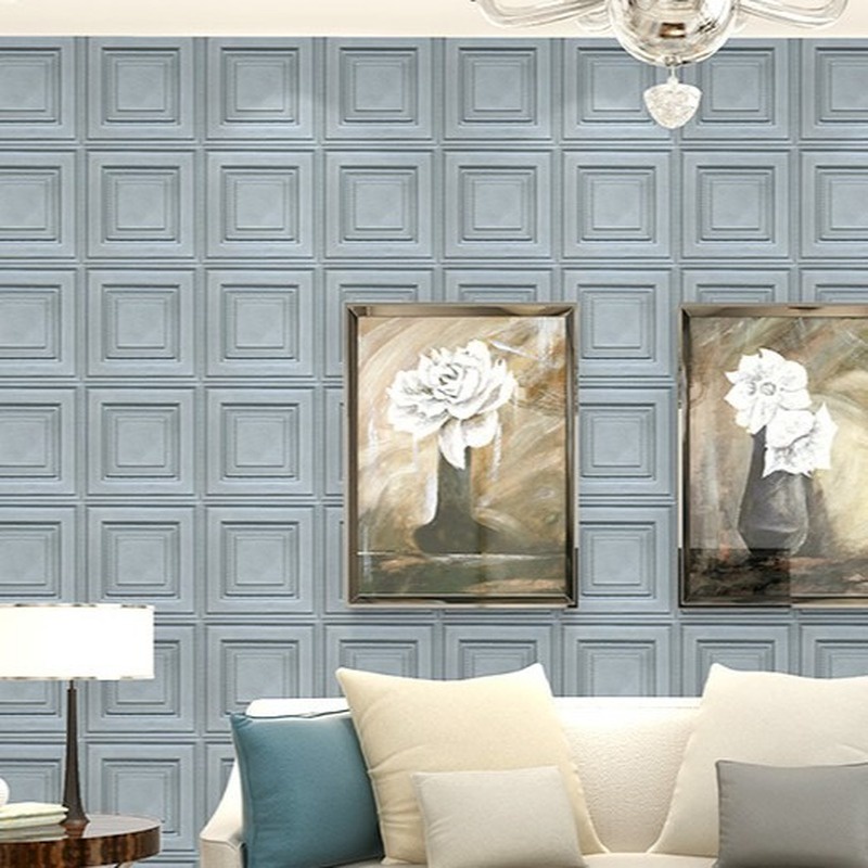 xốp dán tường 3d Decal dán bếp chống ẩm mốc siêu dính giấy dán tường decal dán tường miếng xốp dán tường  khổ 35x35 cm | BigBuy360 - bigbuy360.vn