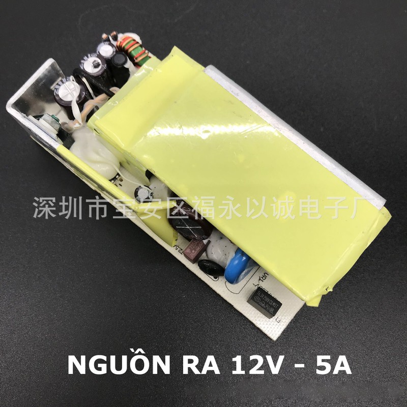 Mạch nguồn 12V - Mạch sạc Pin 12V - Mạch sạc Bình 12V cho loa kéo nguồn ra 12VDC - 5A