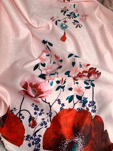 Vải gấm hà cúc