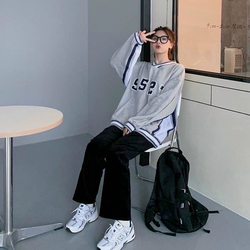 Quần ống rộng lưng cao Ulzzang nhung tăm dáng suông Unisex - Sayhey Clothing