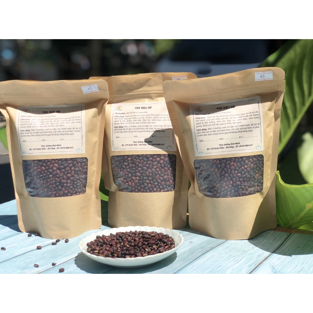 Trà gạo lứt rang củi- đậu đỏ- đậu đen tốt sức khỏe giảm cân tiểu đường ăn kiêng- Thực dưỡng Ánh Minh
