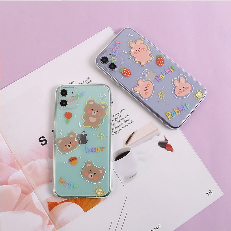 Ốp điện thoại hình động vật cho iphone 12 mini/12 pro max/12 pro/12/7/7plus/8/8 plus/x/xs/xs max/11/11 pro/11 promax | BigBuy360 - bigbuy360.vn