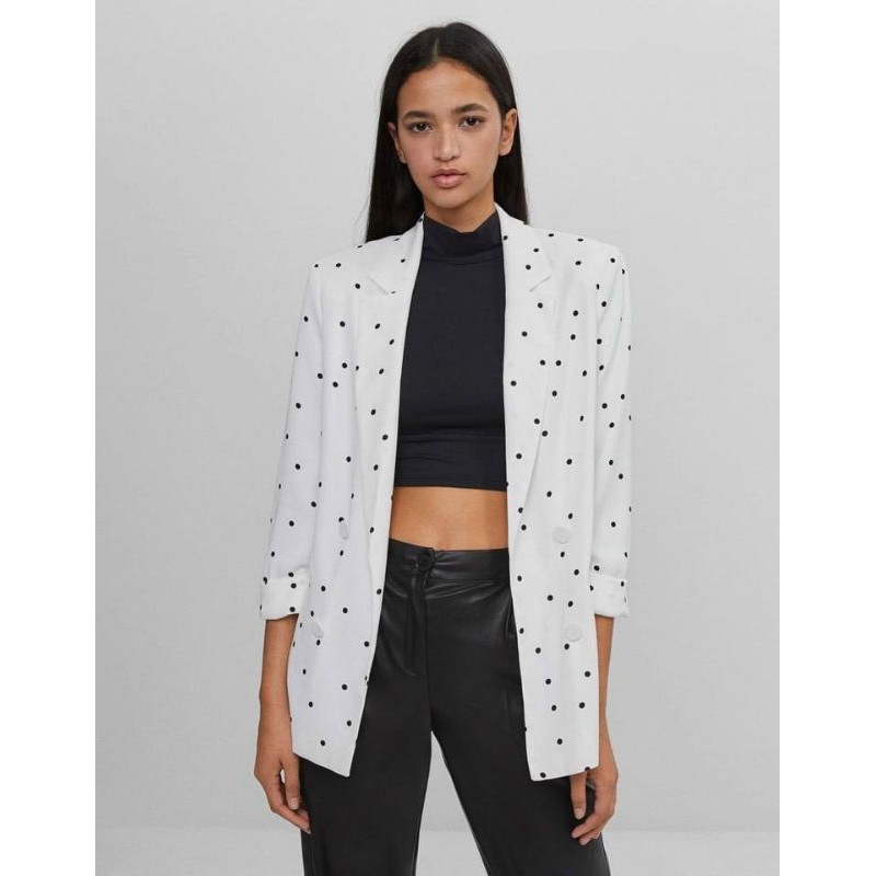 Áo Blazer chấm bi BSK