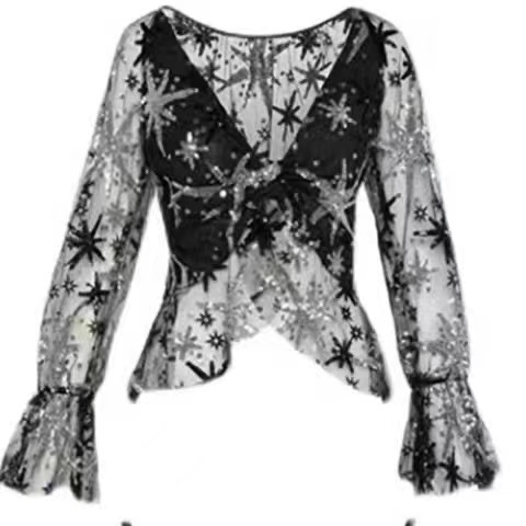 Rose blackpink Set Áo Hai Dây + Chân Váy Thêu Ren Hoa Hồng Gợi Cảm Cho Nữ