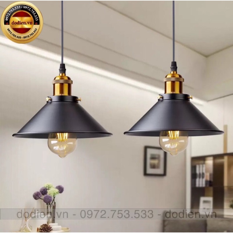 Đèn Chao Thả Nón Vintage T030 trang trí quán cafe,quầy bar