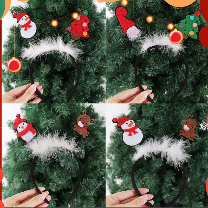 Flgo Băng Đô Cài Tóc Rửa Mặt Hóa Trang Ông Già Noel Tuần Lộc Giáng Sinh Dễ Thương Cho Bé