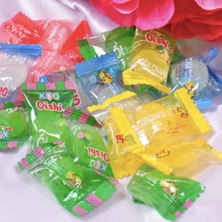 Kẹo oishi đủ vị - me, vải, ổi, bạc hà, soda chanh, thập cẩm, tăng lực .