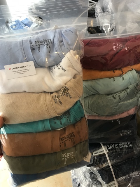 Áo thun basic - hình thật