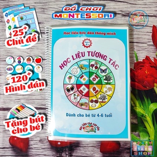 Học liệu bóc dán thông minh cho bé 4 đến 6 tuổi