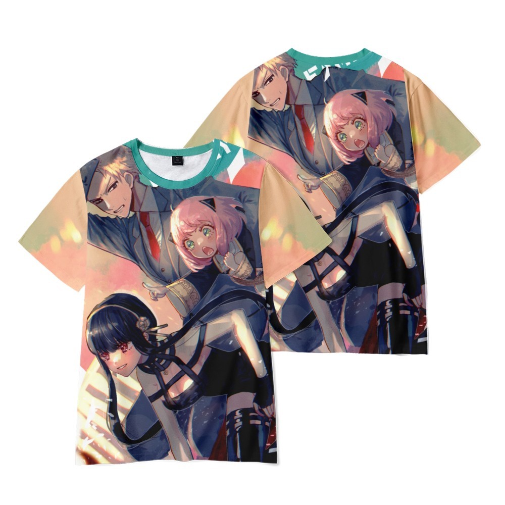 Áo Thun In Hình Anime SPY X FAMILY Anya Forger Cho Bé Trai / Gái