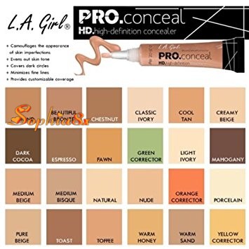 Kem che khuyết điểm hoàn hảo LA Girl Pro Conceal HD High Definition Concealer tuýp 8g