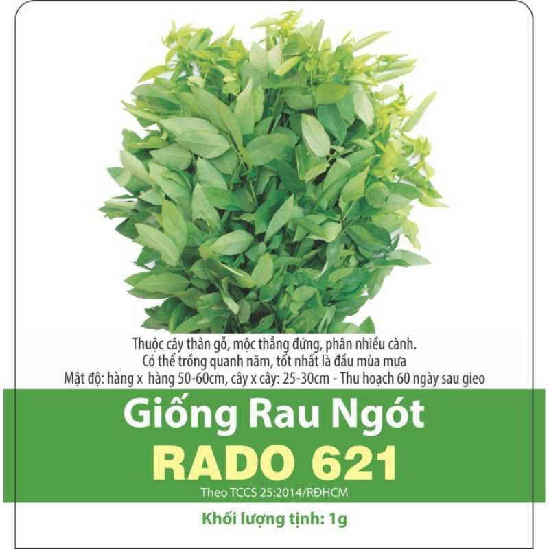 Hạt giống Rau Bồ Ngót