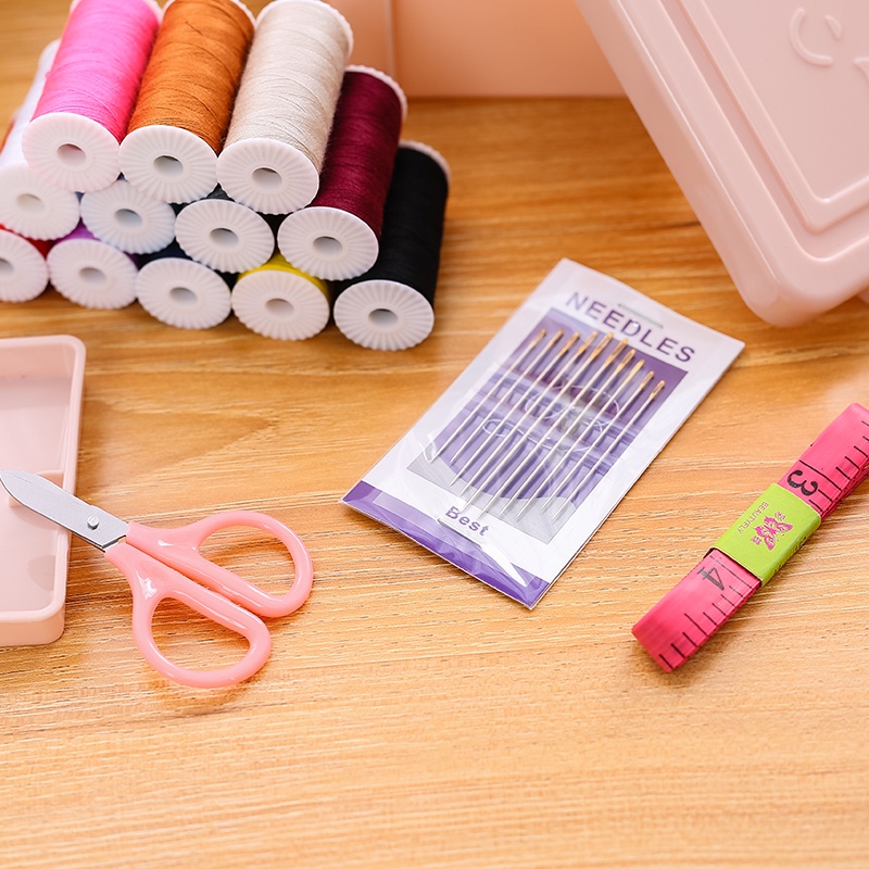 Hand Sewing Wraps Tool DIY ❀ Dụng Cụ Mở Nắp Chai Lọ Tiện Lợi ❀ Bộ 24 Dụng Cụ May Vá Mini Cầm Tay Tiện Lợi