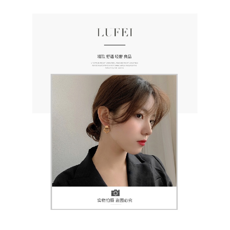 Hoa tai thiết kế thanh lịch phong cách thời trang Âu Mỹ