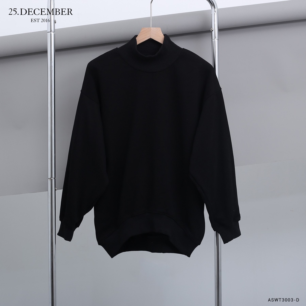 Áo Sweater trơn chất nỉ đẹp - 25.December mã ASWT3003