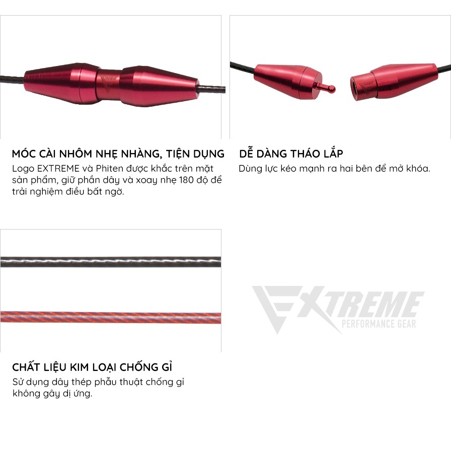 Vòng Cổ Phiten Extreme - Phiten Rakuwa Wire Extreme