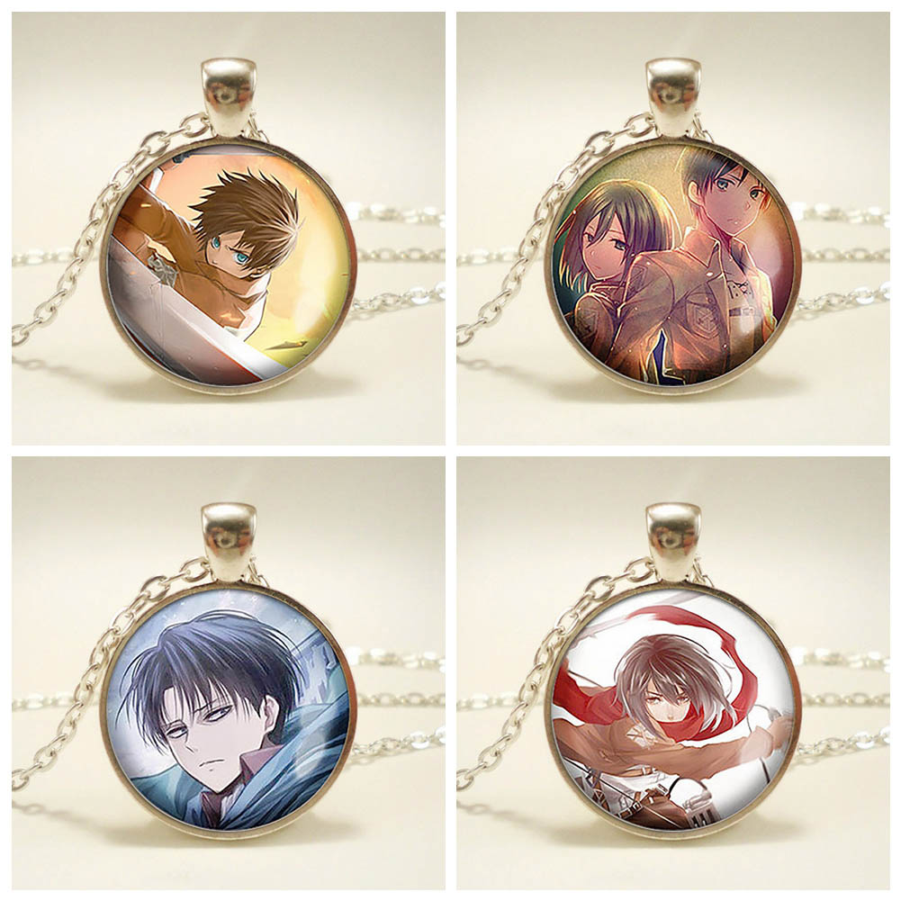 vòng cổ Mặt Hình Anime Attack On Titan Độc Đáo