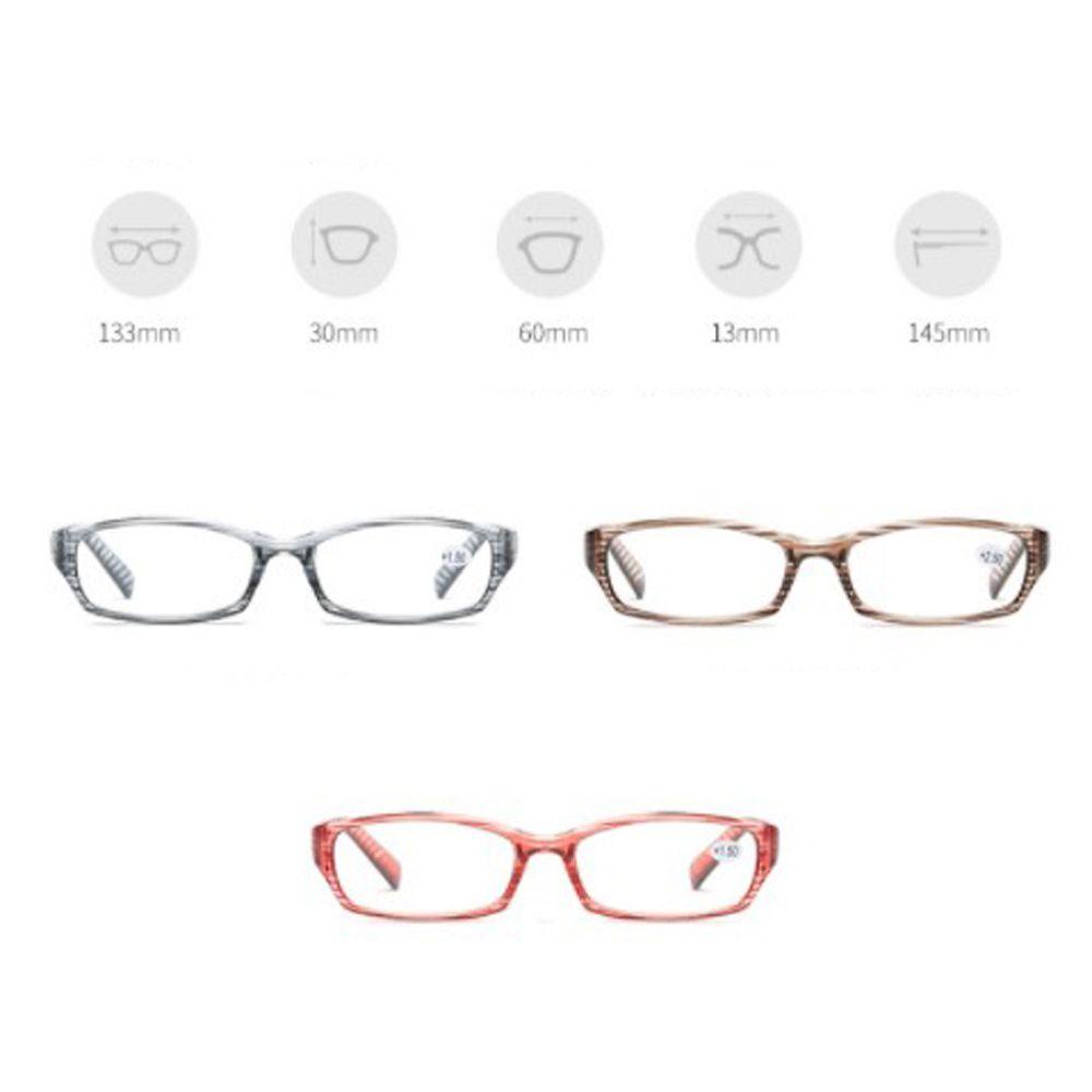 QQMALL Kính Đọc Sách Unisex Chăm Sóc Tầm Nhìn Bằng Gỗ Siêu Nhẹ Hình Chữ Nhật
