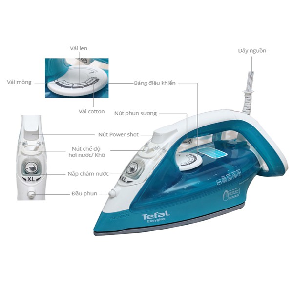 BÀN LÀ HƠI NƯỚC TEFAL FV3925