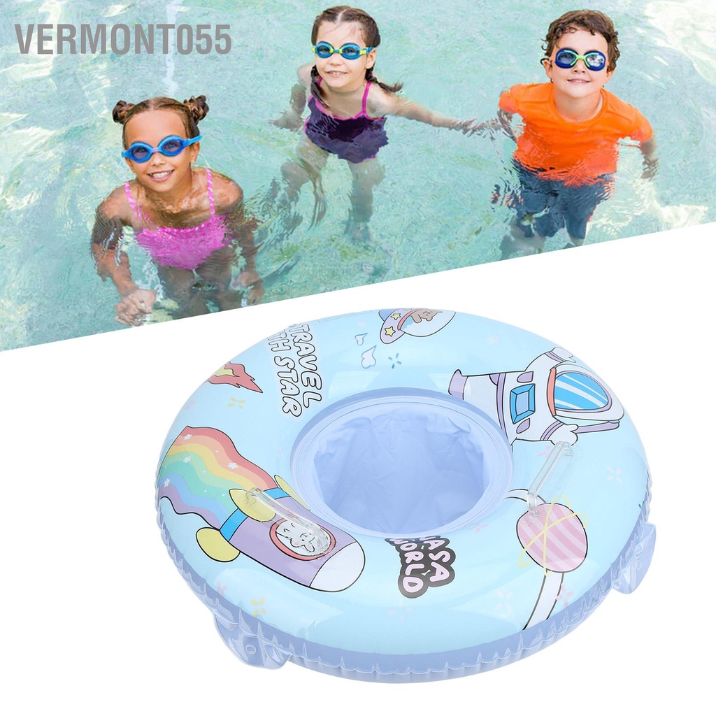 Vermont055 70cm / 27 56in Phao nổi cho bé Vòng bơi bơm hơi PVC môi trường với ghế an toàn trẻ em