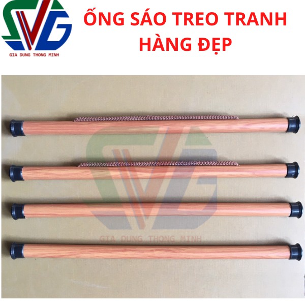 Khung treo ảnh 2 đầu , ống nẹp treo ảnh , ống sáo treo tranh nhựa