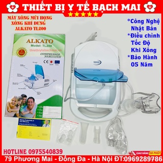 ✅ Máy Xông Mũi Họng - Máy Xông Khí Dung ALKATO TL200 Nhật Bản [Chính Hãng, Bảo Hành 05 Năm]