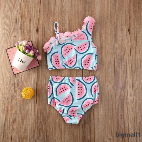 Bộ Đồ Bơi Bikini In Hình Dưa Hấu Dễ Thương Cho Bé Gái Từ 1-5 Tuổi