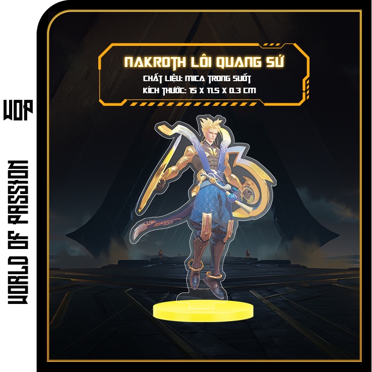 Mô Hình Nhân Vật Nakroth LôI Quang Sứ Trong Game Liên Quân Mobile