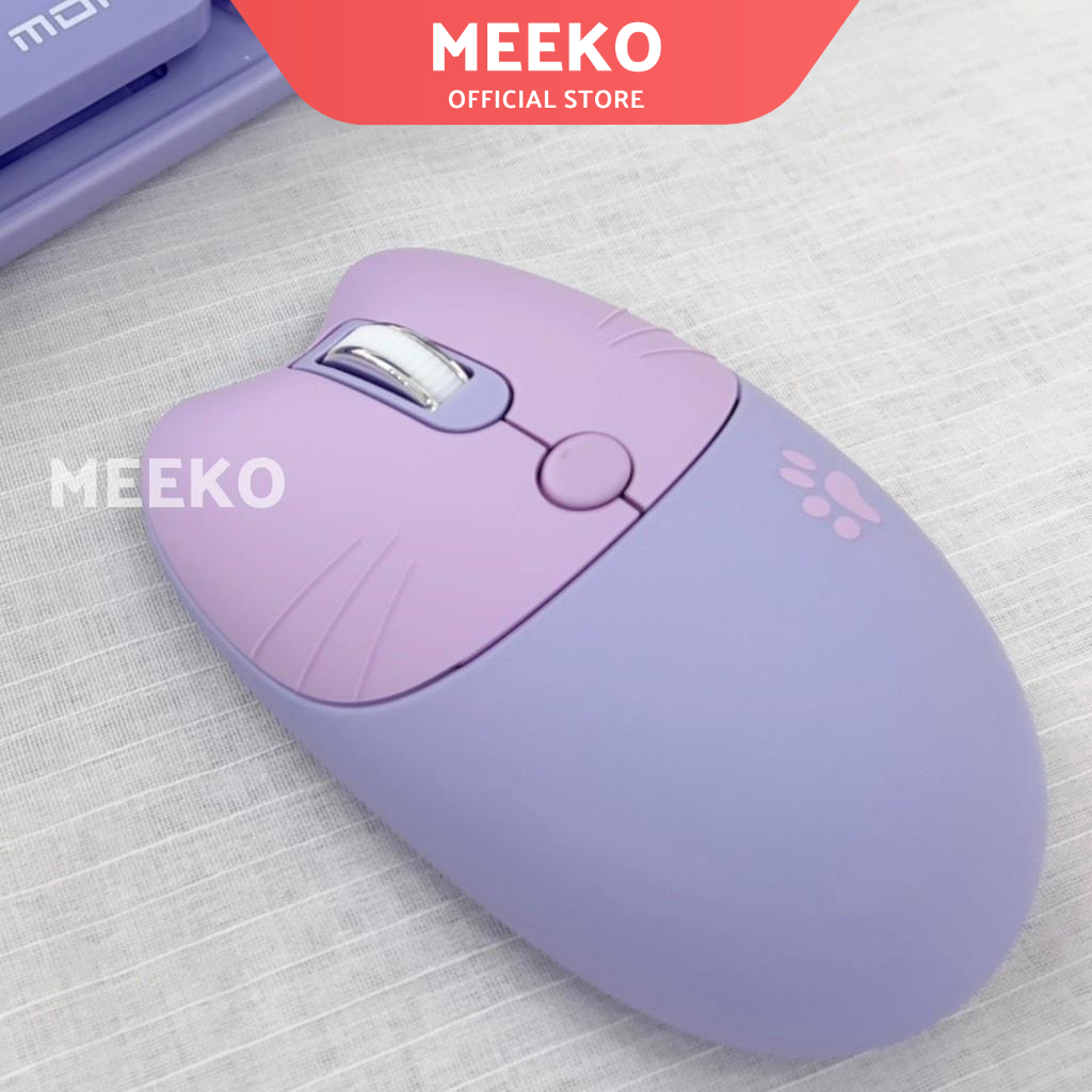Chuột không dây kết nối chip USB Miao Candy nút bấm chống ồn  MEEKO