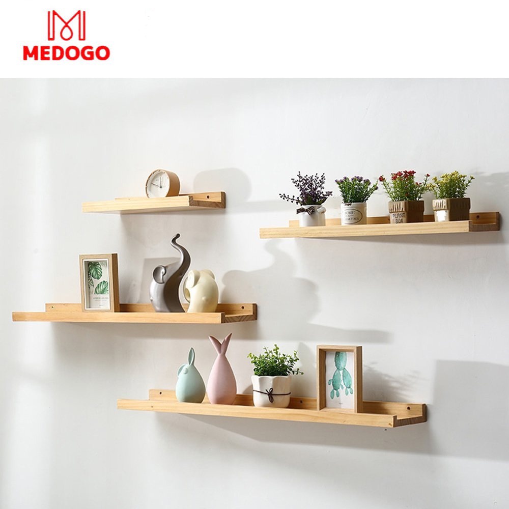 Kệ gỗ MEDOGO treo tường cải tiến,kệ gỗ trang trí
