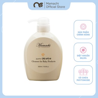 Nước rửa rau củ và đồ dùng Mamachi chiết xuất thiên nhiên và làm sạch đến 99.99% - 500ml Date T1/2025