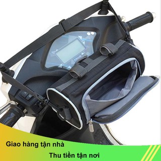 Túi treo ghi đông xe đạp chống nước có cửa cảm ứng cho điện thoại kiêm túi du lịch Travel Season nhiều màu SUNHA SH 9339