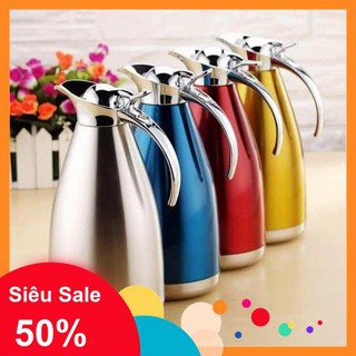 [5🌟][FREESHIP] BÌNH ĐỰNG NƯỚC GIỮ NHIỆT INOX 2 LÍT [SALE]