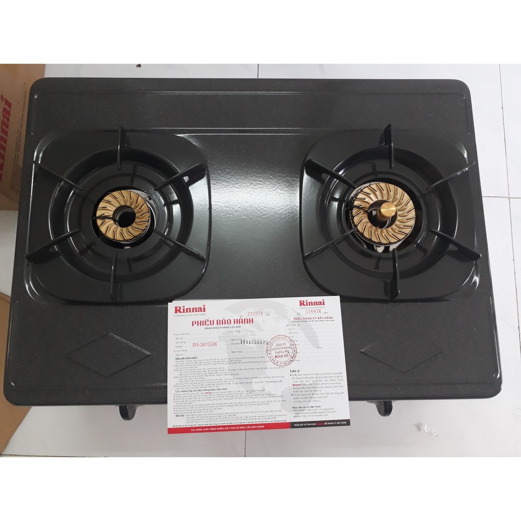 Bếp gas dương 2 lò Rinnai RV-365G-N (Xám)