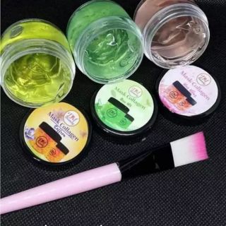 Combo 3 hũ mặt nạ tổ yến collagen tặng kèm cọ