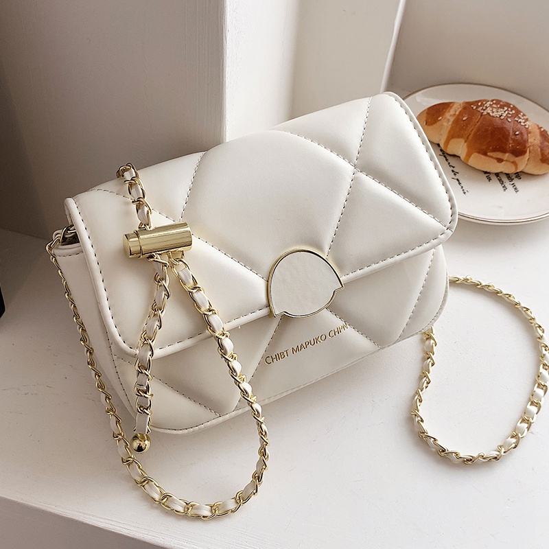 Túi đeo vai IELGY họa tiết hình thoi cao cấp thời trang cho nữ