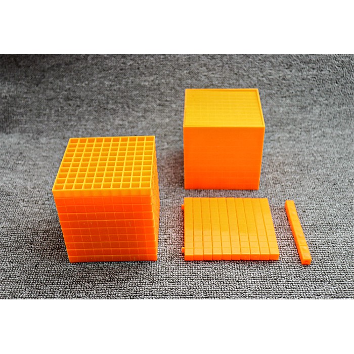 Giáo cụ Montessori học toán hệ thập phân 121 chi tiết
