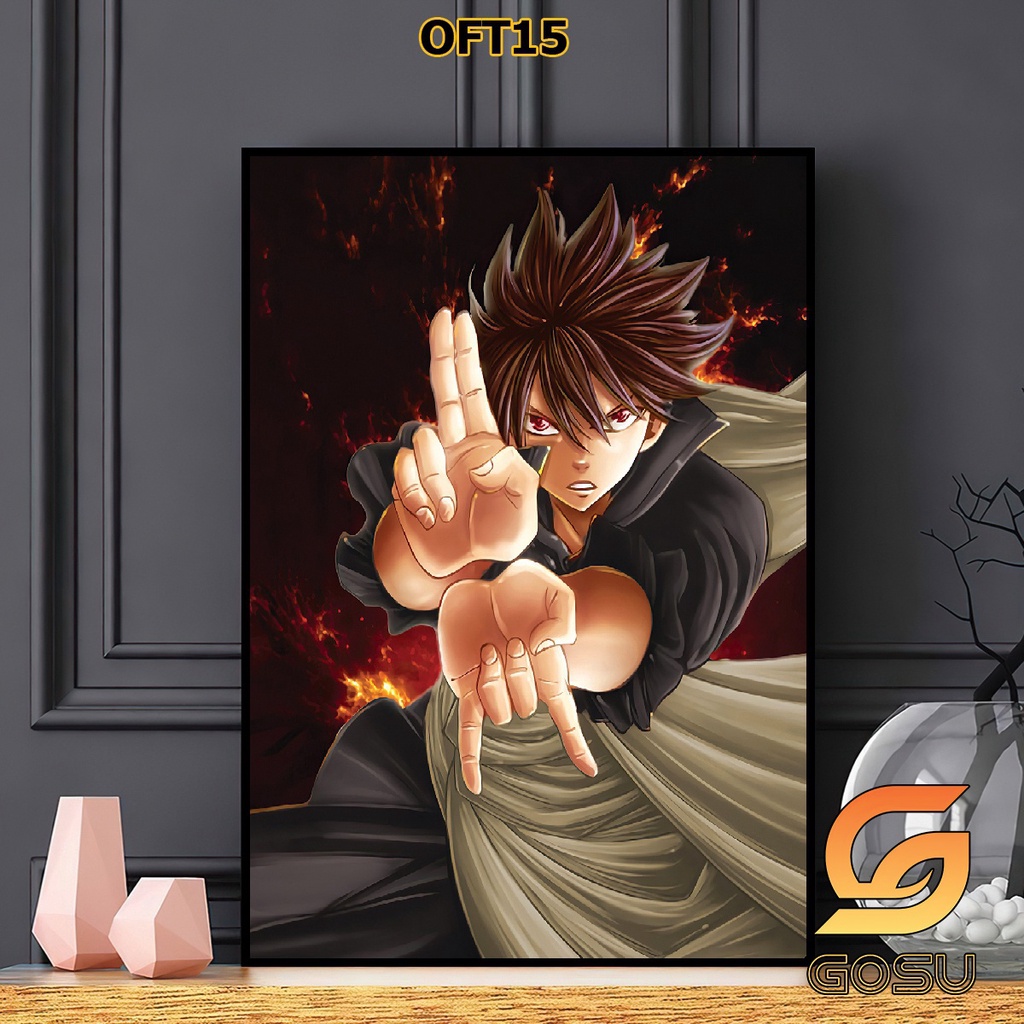 Tranh bóng gương phòng ngủ fairy tail