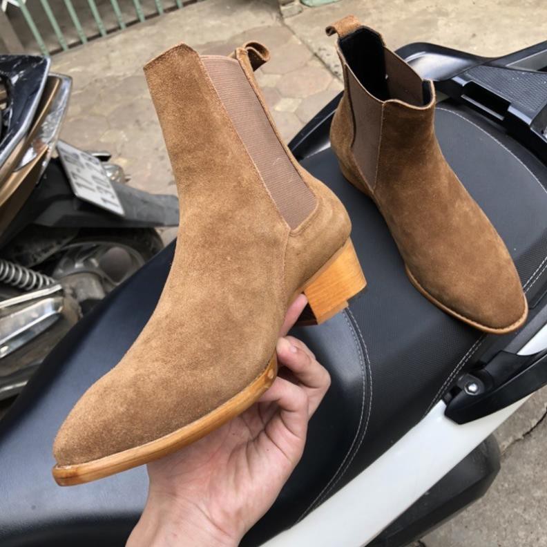 Suede Chelsea Boots Tobacco -o97 ! :