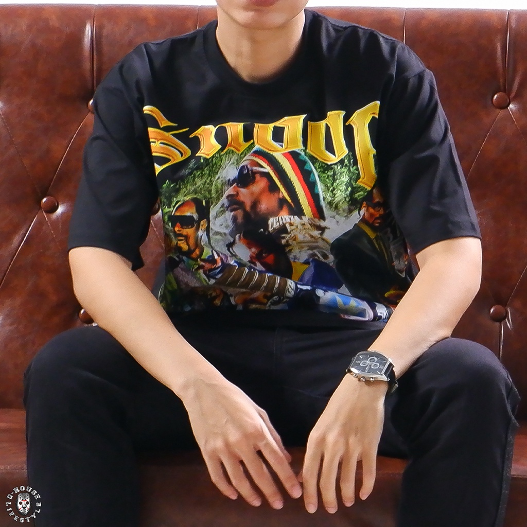 Áo Thun Rapper Snoop Dogg Oversize Phong Cách Hip-hop Unisex G-House Lifestyle