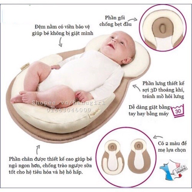 Đệm ngủ chống giật mình cho bé từ 0 - 2 tháng