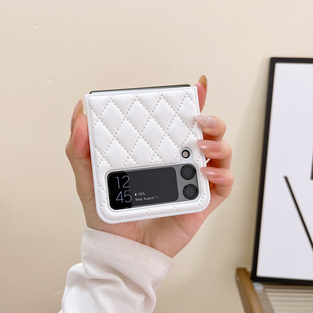 Bao Da Điện Thoại Thời Trang Sang Trọng Cho Samsung Galaxy Z Flip 3 5G Z Flip3 ZFlip3 ZFlip 3