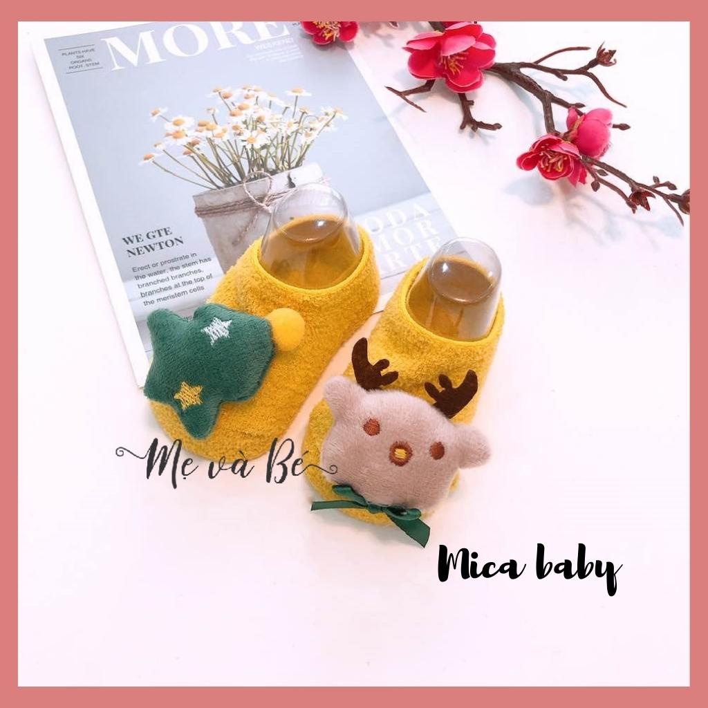 Tất vớ hình thú bông xù đáng yêu cho bé Mica baby