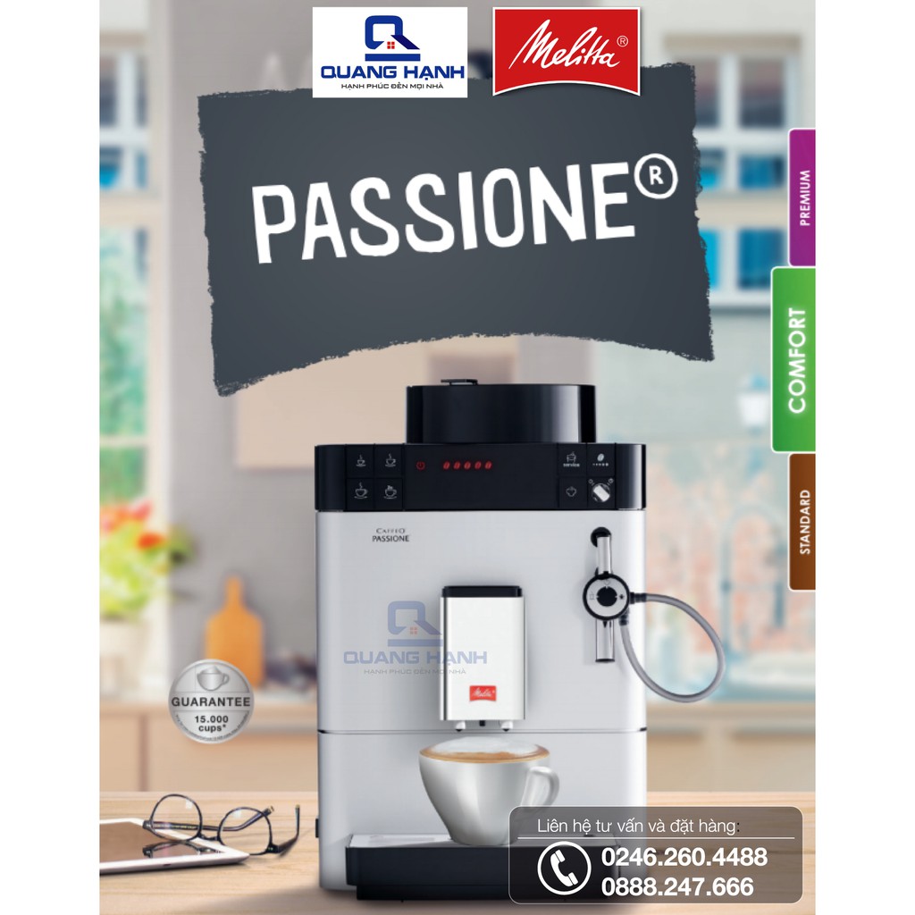 Máy pha cà phê Melitta Caffeo Passione [Hàng chính hãng]