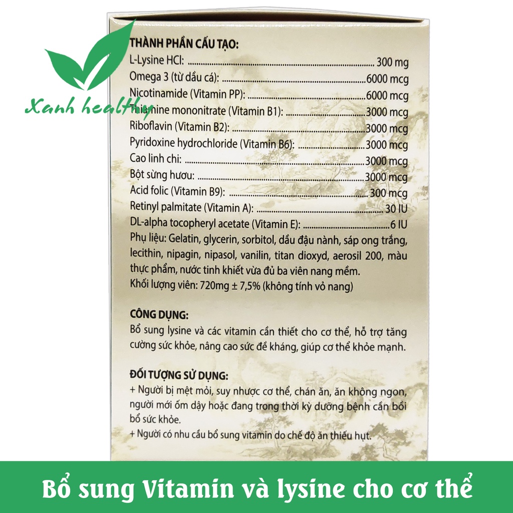 Viên uống Multivitamin 30B - Hàng Chính Hãng - Bổ sung vitamin Omega 3, linh chi, nhung hươu - Hộp 100 viên