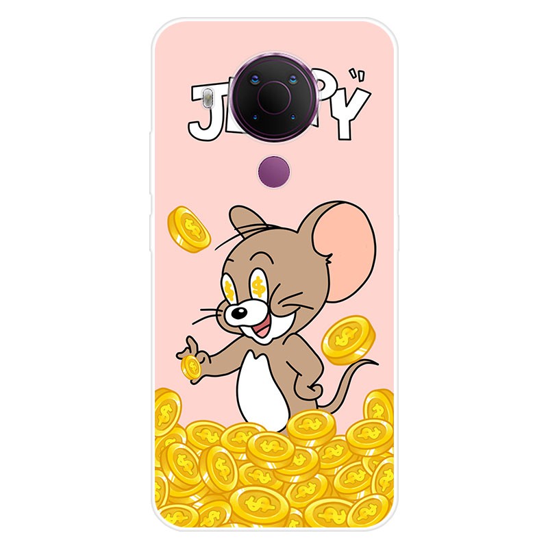 Ốp điện thoại từ TPU silicon mềm họa tiết hoạt hình dễ thương dành cho Nokia 5.4 Nokia5.4